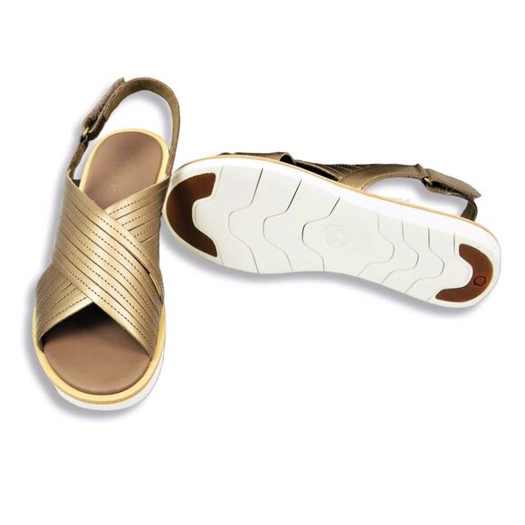 TIMBERLAND Women's Leather Crossband Sandals - Picture 4 of 6
